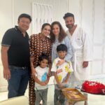 Ankita Lokhande Instagram - Happy 6 months to us baby 👶 Thanku family to making it so special. Love u guys… special thanks to my lovely bhabhi for making it so memorable. I m already missing everyone. Jaldi aana wapas.. lots of love ❤️ Riya Vivaan chachi is missing u 😘