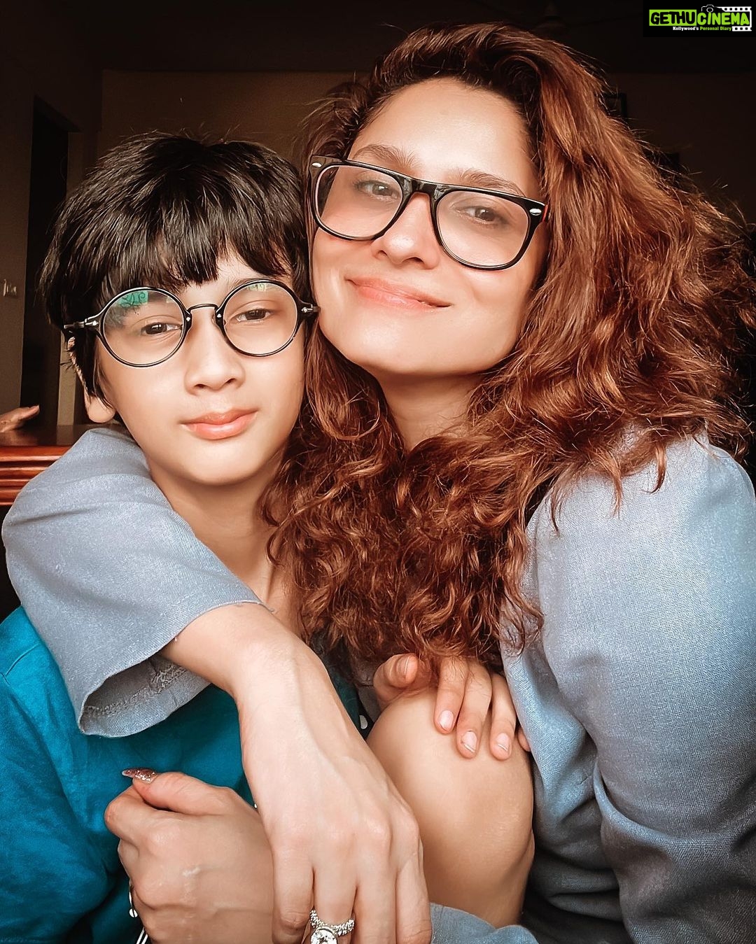 Ankita Lokhande Instagram - Love of my life 💕 #mynephew #harsimratsingh #mintasi
