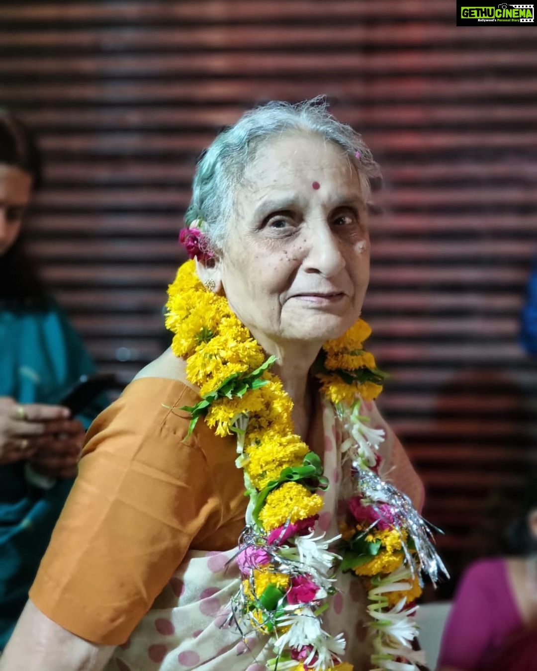 Ankita Lokhande Instagram - A grandma is someone who’s dear in every way. Her smile is like a sunshine that brightens each day . no body can ever love me the way you do aajji ❤️ Happy birthday to my so so so beautiful aaji.. I love u naani maa bahut sara ❤️ We all are very lucky to have u in our life aaji 💕 God bless u ❤️ I wish u a very healthy and a long life 😍 And yes I look like u aaji🙈❤️ #loveofmylife #mynaani #grandmother #paramsundari