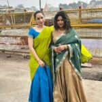 Ansha Sayed Instagram - A trip to the Divine Ujjain becomes more ethereal in a Saree ! And especially if it's authentic Kanjivaram . #saree #colorsofindia #indiansaree #kanjivaramsaree @urmi_lalala