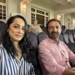 Ansha Sayed Instagram – Watching a match with the person who has the eyes for it is a completely different ball game 😉 

@anilchaudhary.13 ji Thank you for this enthralling experience !
 And congratulations to both the teams  RCB vs GG #wipl for a wonderful game .

@dr.shrikants ji you were missed… Cricket Club of India, Brabourne Stadium, Mumbai