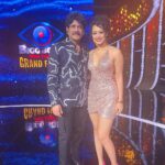 Apsara Rani Instagram - BIGGBOSS NONSTOP Grand Finale with #nagarjunaakkineni at @6pm today! Live at @disneyplushotstar @starmaa