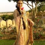 Apsara Rani Instagram – Kesariya Baalam 
Aao ni
Padhaaro mhare desh🌹
.
.
.
.
Bts of ATREYI
A shoot very close to my heart❤️
Designer- @page3studiobyunaismustafa 
#apsara #apsararani #rajasthan #shoot #bts #princessatreyi