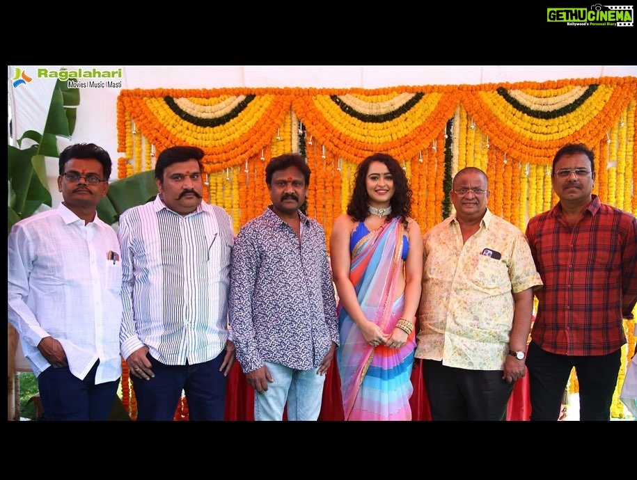 Apsara Rani Instagram - THALAKONA movie opening ceremony and Muharatam🙏🏻❤️ Hyderabad