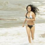 Apsara Rani Instagram - Pretty girls walk like this❤️‍🔥 . . . . . #waterbaby #beachvibes #beach #beachbabe #bikini #summertime #summervibes #summeroutfit #curly #curlyhair #apsararani #apsara