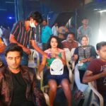 Apsara Rani Instagram - On set #behindthescenes 💃 . . . #apsara #apsararani #actorlife #onset #shoot #dancing #papathopailam #boombaddal RamojifilmCity-Hyderabad