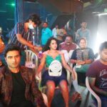 Apsara Rani Instagram - On set #behindthescenes 💃 . . . #apsara #apsararani #actorlife #onset #shoot #dancing #papathopailam #boombaddal RamojifilmCity-Hyderabad