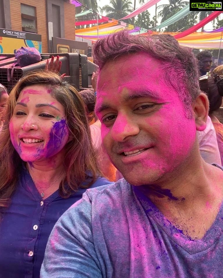 Archana Suseelan Instagram - Happy Holi to everyone Mumbai - The City of Dreams
