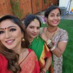 Archana Suseelan Instagram - This Karwachauth was very special .. with friends. Happy Karwachauth to all