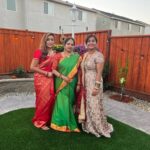 Archana Suseelan Instagram - This Karwachauth was very special .. with friends. Happy Karwachauth to all
