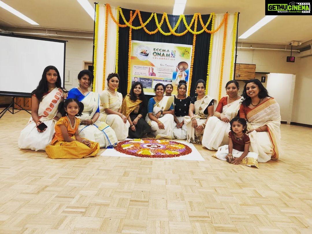 Archana Suseelan Instagram - ECCMA (East Contra Costa Malayalee Association) first Onam Celebration and our first onam @praveen2261
