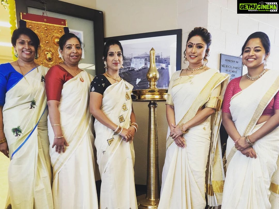 Archana Suseelan Instagram - ECCMA (East Contra Costa Malayalee Association) first Onam Celebration and our first onam @praveen2261