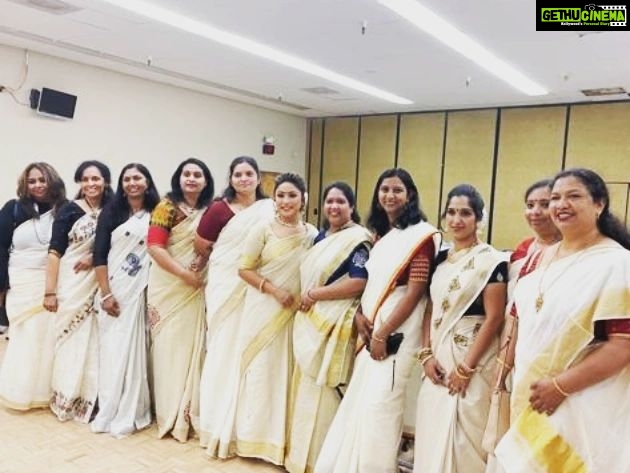 Archana Suseelan Instagram - ECCMA (East Contra Costa Malayalee Association) first Onam Celebration and our first onam @praveen2261