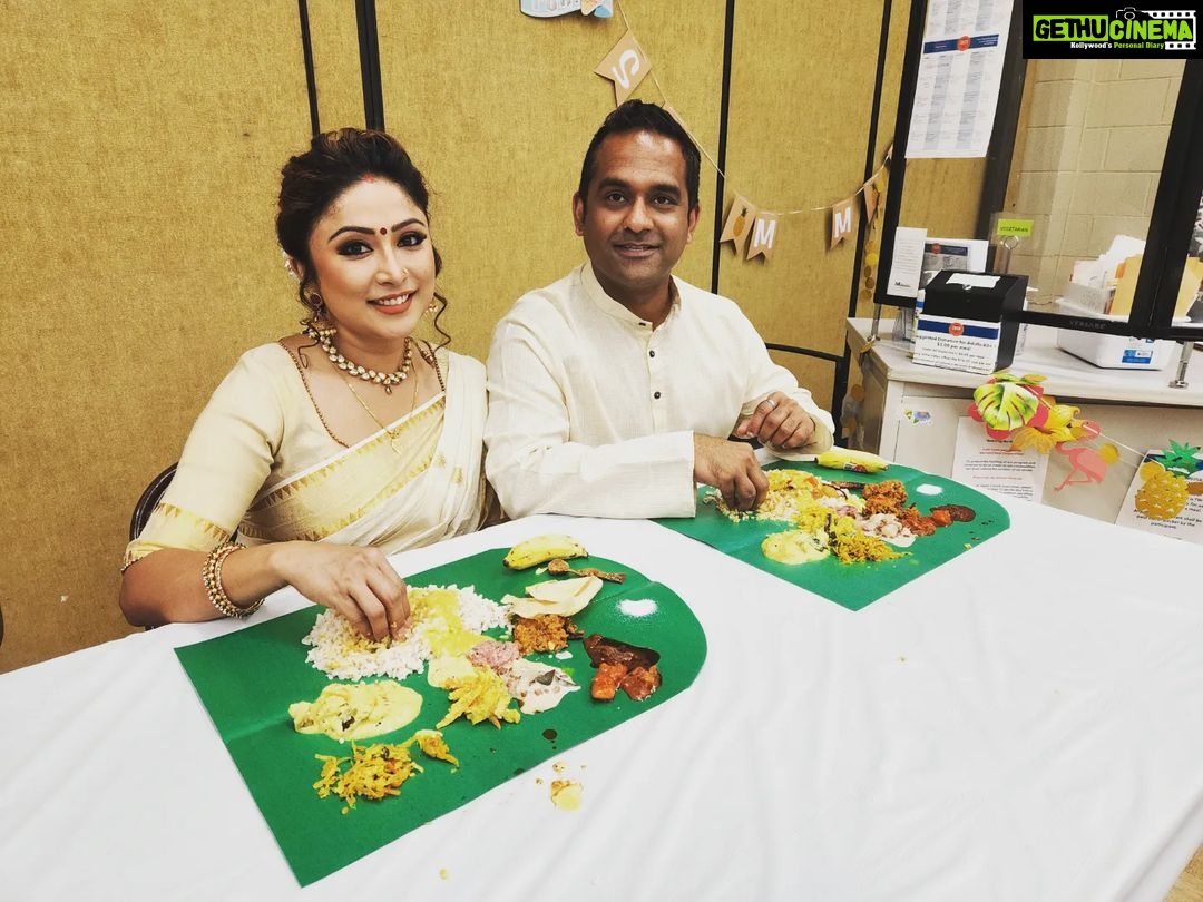 Archana Suseelan Instagram - ECCMA (East Contra Costa Malayalee Association) first Onam Celebration and our first onam @praveen2261