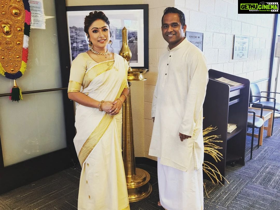 Archana Suseelan Instagram - ECCMA (East Contra Costa Malayalee Association) first Onam Celebration and our first onam @praveen2261