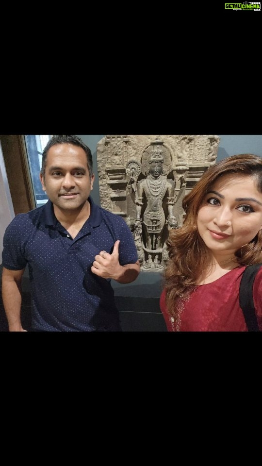 Archana Suseelan Instagram - Museum visit with @praveen2261 Chhatrapati Shivaji Maharaj Vastu Sangrahalaya