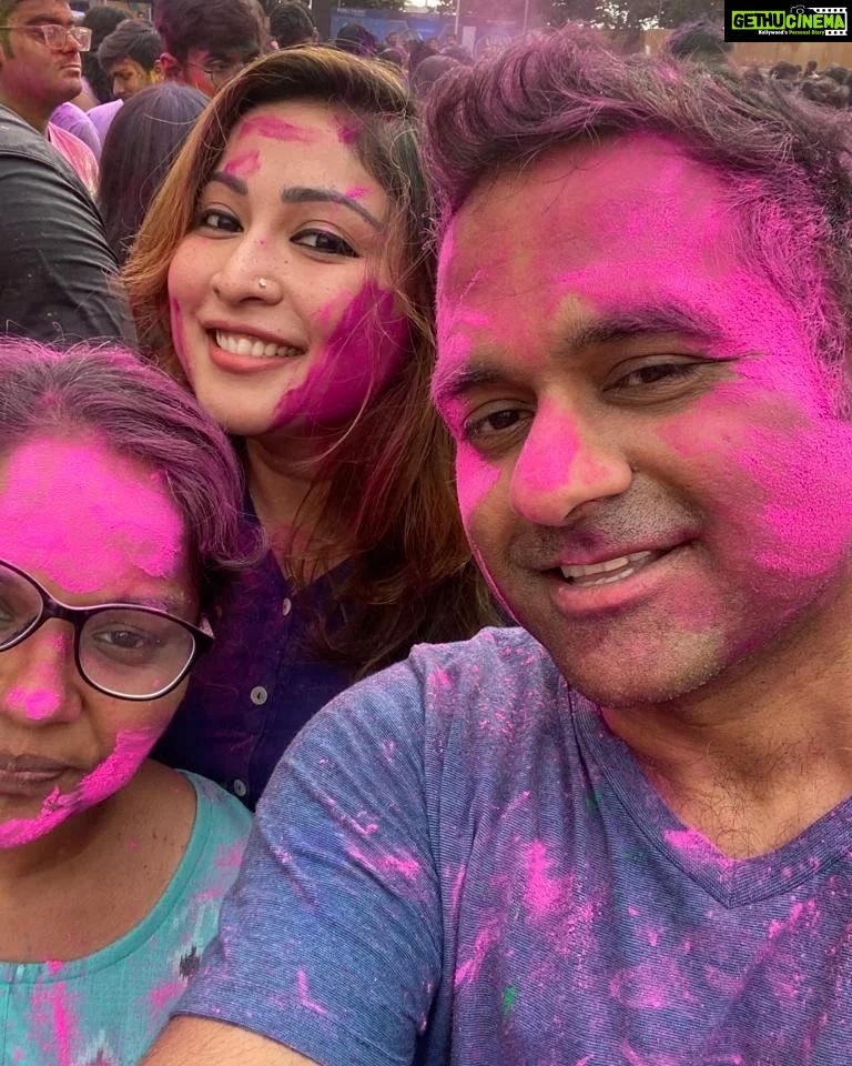Archana Suseelan Instagram - Happy Holi to everyone Mumbai - The City of Dreams