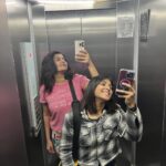 Ashima Narwal Instagram – Two selfies and two phones! 
Miss ya @coach.fouziasyed
