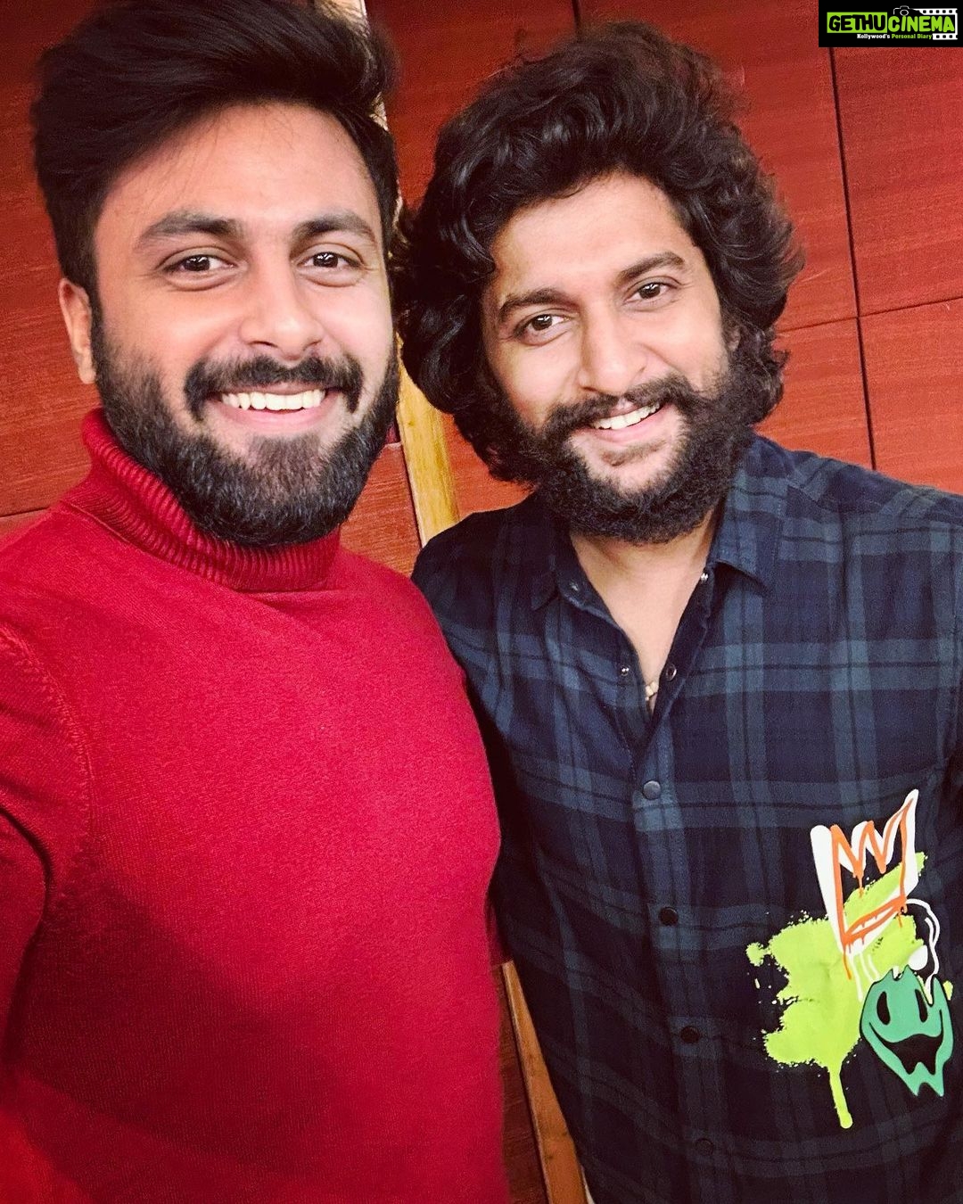 Ashwin Kumar Instagram - @nameisnani Garu, I always look up to you as a person, for your projects and your performance. Absolutely thrilled to be part of your venture. Thank you for introducing me to the Telugu audience. @deepthiiiganta Garu,thanks for this opportunity and guiding me patiently through the entire project 😇🙏🏼