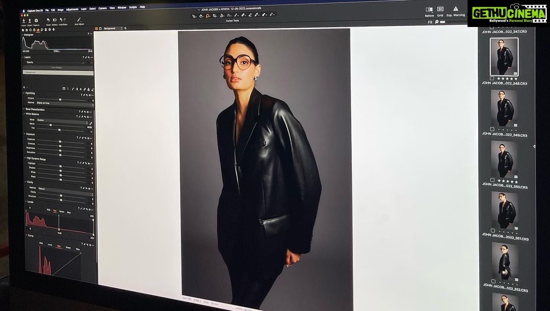 Athiya Shetty Instagram - at work with @johnjacobseyewear 😎