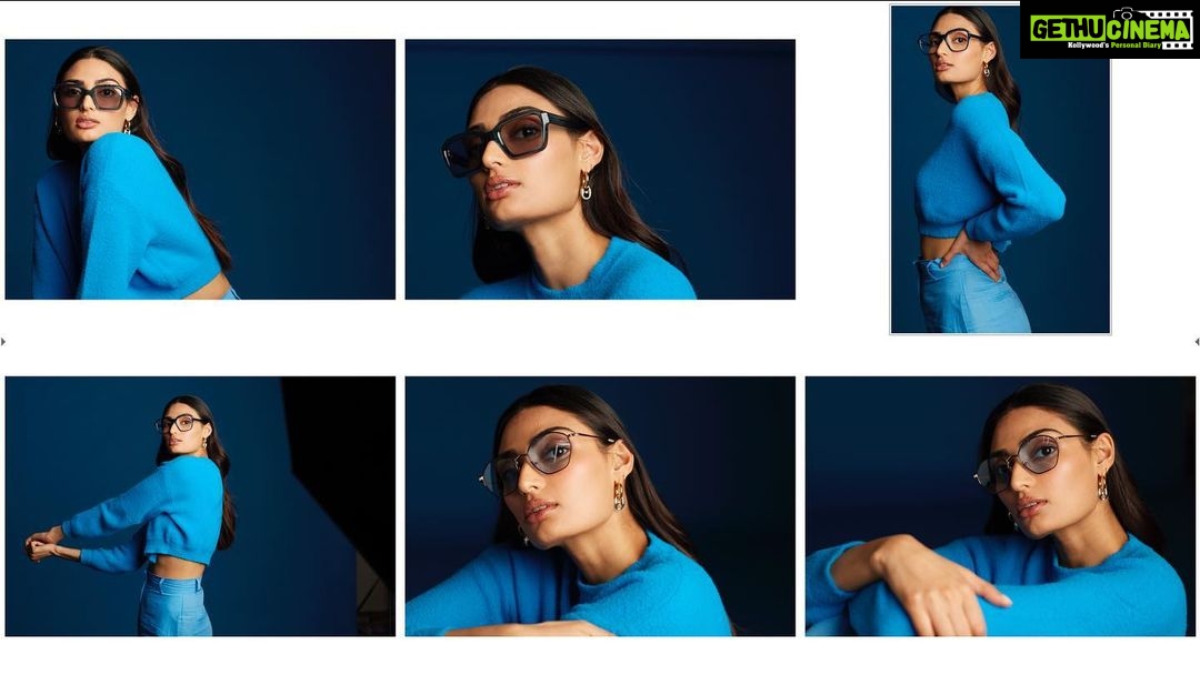 Athiya Shetty Instagram - at work with @johnjacobseyewear 😎