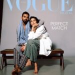 Athiya Shetty Instagram - Despite being a power duo, #AthiyaShetty and #KLRahul radiate a sense of tranquillity. This energy worked its way into Vogue India’s February Digital cover shoot, where the newlyweds dressed down a month prior to tying the knot, in the proverbial calm before the storm. At the link in our bio, discover why @athiyashetty and @klrahul are the perfect match. Photographer: Megha Singha (@meghasingha) Styled by: Samar Rajput (@samar.rajput05) Head of Editorial Content: Megha Kapoor (@meghakapoor) Words by: Vrutika Shah (@vrutika) & Sonakshi Sharma (@sonakshiisharrma) Art Director: Aishwaryashree (@aishwaryashree) Assistant Stylist: Rupangi Grover (@rupangigrover) Hair stylist for Athiya: Justine Rae Mellocastro (@jrmellocastro) Makeup artist for Athiya: Riviera Vaz (@rivieralynn) Hair stylist for KL: Hakim Aalim (@aalimhakim) Makeup artist for KL: Mansi Talwar (@mansitalwar7) Production: Savio Gerhart (@gerhartsavio) Production Assistant: Shalini Kanojia (@shalinikanojia) Photo Assistant: Anish Oomen (@anishoommen_) Entertainment Director: Megha Mehta (@magzmehta) Artist Publicity for Athiya: Straight Talk Communications (@straighttalkcomm) Location courtesy: JW Marriott Juhu Mumbai (@jwmarriottjuhu) On KL Rahul: Trousers, @itohnewdelhi. Towel, @adityaahujadesignhouse On Athiya: Trousers, @itohnewdelhi JW Marriott Mumbai Juhu