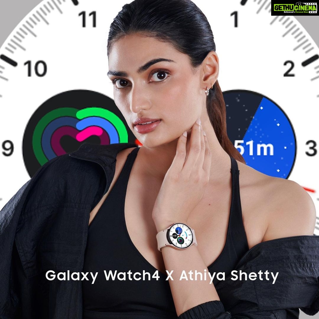 Athiya Shetty Instagram - #Collab The new Samsung #GalaxyWatch4 has found a new fan in me. I can't get enough of the watch that knows me best for its incredible features and super stylish design.