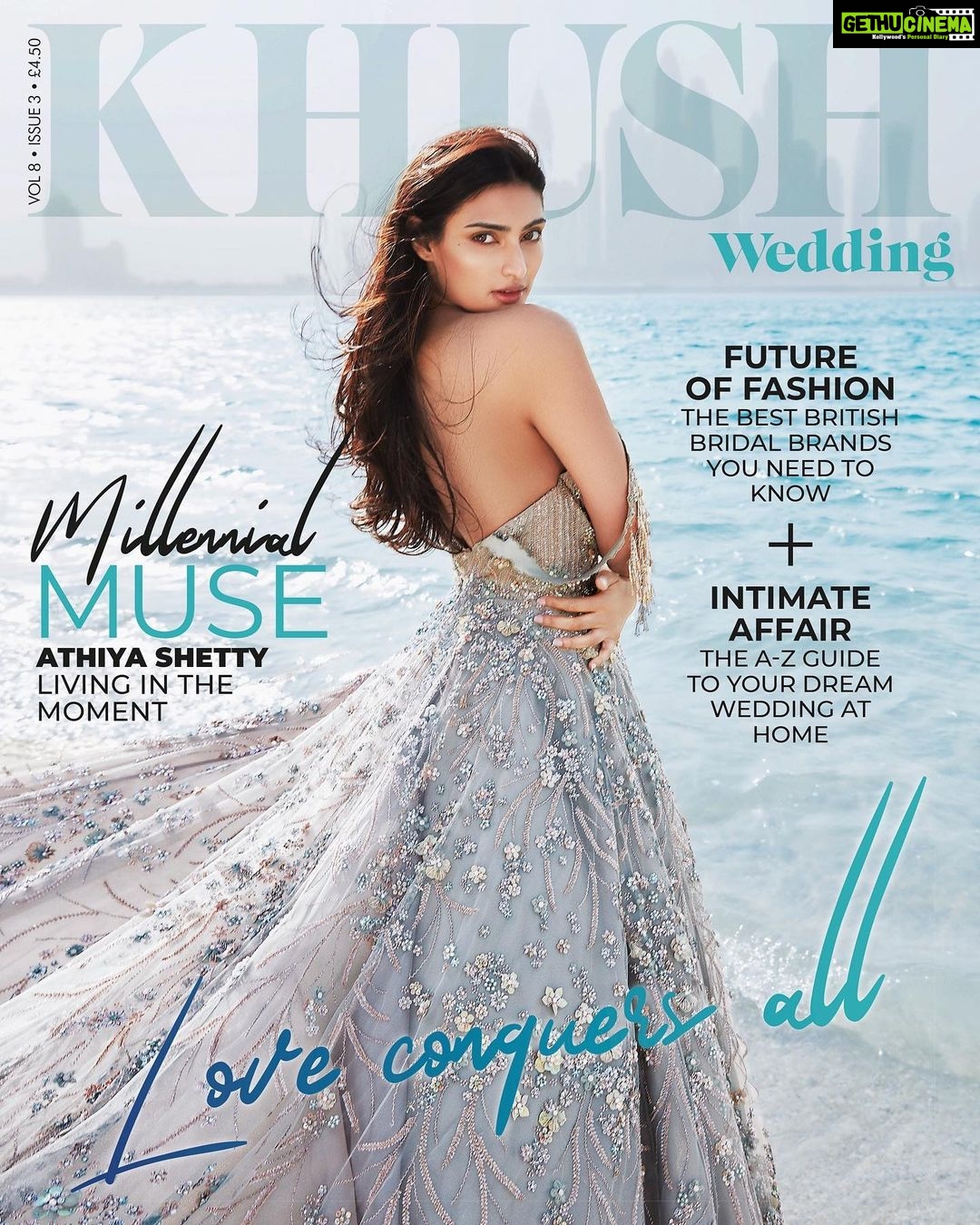 Athiya Shetty Instagram - where i’d rather be 🧜🏼♀️ @khushmag #KhushWedding Editor in-chief @sonia_ullah Photography: @rahuljhangiani Creative Director: @mannisahota Fashion Editor: @vikas_r Styling: @vikas_r @tanishqmalhotraa Hair & makeup: @ginibhogal Location: @FairmontThePalm Media Director: @media.raindrop