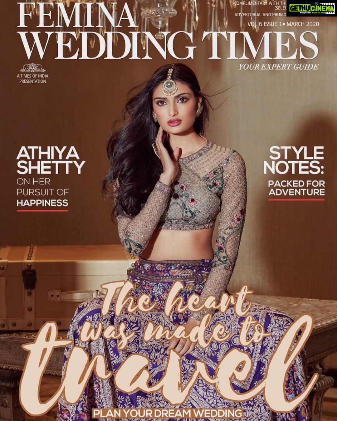Athiya Shetty Instagram - new for @feminaweddingtimes