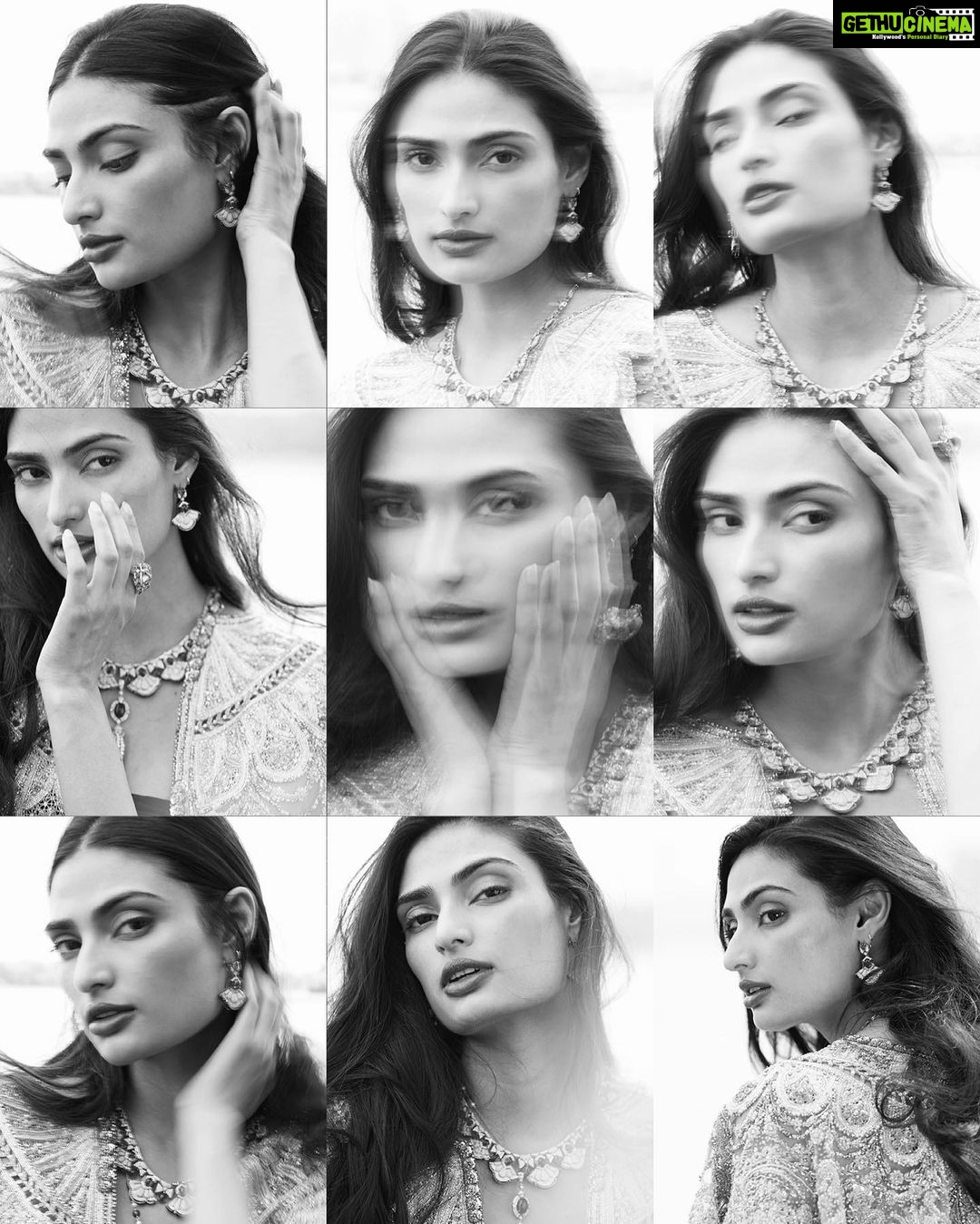 Athiya Shetty Instagram - Balancing art & commerce @masalauae Wearing @shehlachatoor @lamarquisejewellery Directed and produced by Vama Kothari (@vamakotharii) Assisted by Aminath Ifasa (@ifasaa) Photographed by Mox Santos (@moxsantosx) Styled by Seher Khan (@seherkhanp) Makeup by Simran Gidwani (@simrangidwanii) Photographed at Anantara The Palm, Dubai (@anantaradubai) ——————————————————————— #MasalaApril2023issue #AthiyaShetty #ShehlaChatoor #LaMarquiseJewellery #Bollywood