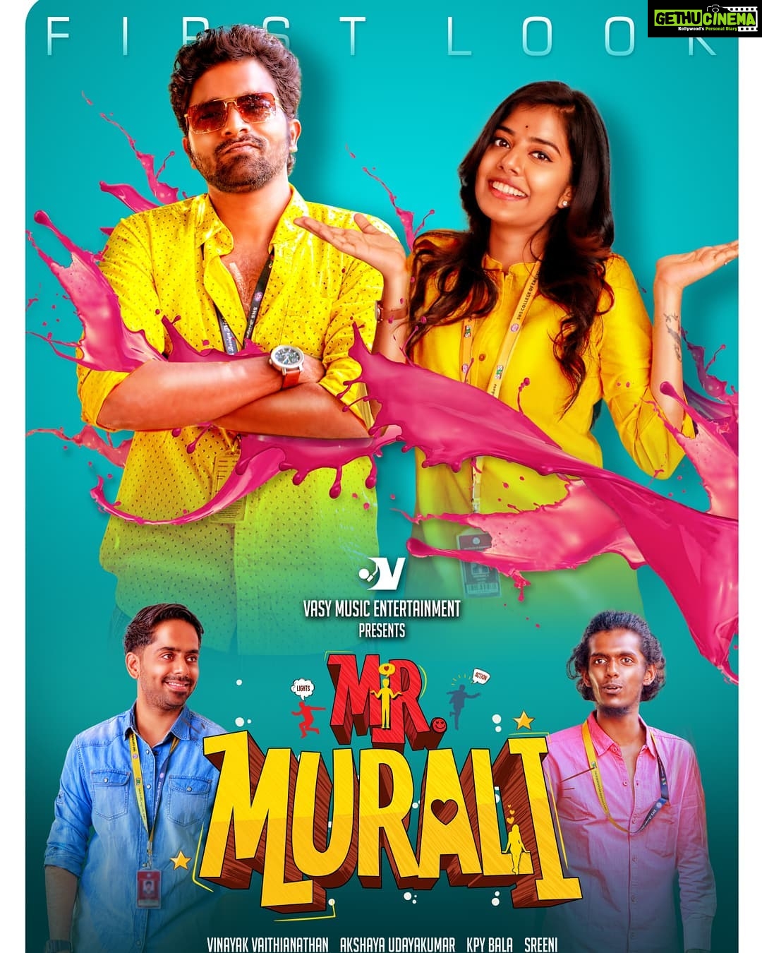 Bala Instagram - Love is always fun but its always comes with a surprise,Here is the first look for our upcoming webseries “Mr.Murali”💙 Cast - @vinayak_vaithianathan @akshaya_udayakumar @bjbala_kpy @say_srini Cinematographer- @__arunvjk Music - @barath_dhanasekar Co- director - @karthikblue Asst - director - @yaanitharan Lyricist - @vigneshramakrishnalyricist DI & Colorist - @thewhackostudio & @vasanth_s_karthik Art - @pvrvickys Sound design & Mix - @karthick48khz & @_devgokul Production - @vasymusic Producer - @vasyramky Written & directed - @jagadeeshravichandran