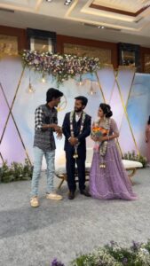 Bala Instagram - wish you happy married life to the sweet hearts @tamil_rithika ji🎉 and vinu bro🎉. Iruvarum santhoshamagha Vazhga valamudan❤️❤️❤️❤️❤️❤️❤️