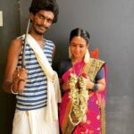 Bala Instagram - Performing the Characters of this Iconic legendary Comedy Scene 🥰 Megala with her terror Anna 💛😃 @bjbala_kpy #cookwithcomali today & Tomo on @vijaytelevision 🙌