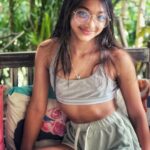 Barkha Bisht Sengupta Instagram - New fad … glasses 🙄 I swear if she could, she would sleep with them on 🤷‍♀️ #meira