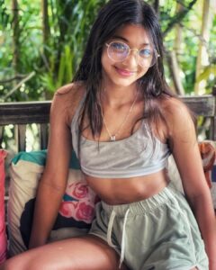 Barkha Bisht Sengupta Instagram - New fad … glasses 🙄 I swear if she could, she would sleep with them on 🤷‍♀️ #meira