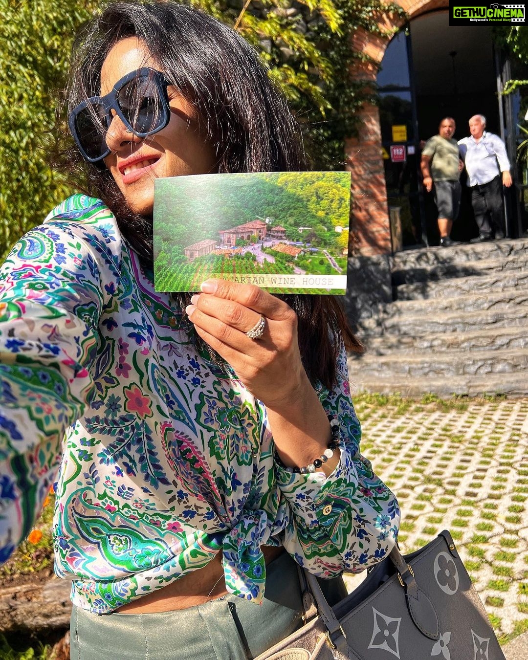 Barkha Bisht Sengupta Instagram - Good wine. Good food. Good view. Good people. Georgia has my heart for now ! ❤️ This beautiful place @adjarianwinehouse is a must visit for wine lovers when in Batumi ! #memories Adjarian Wine House / აჭარული ღვინის სახლი