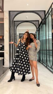 Barkha Bisht Sengupta Instagram - The things she makes me do 🙄:) @sayantanighosh0609 ♥️ this was fun though 🤗🤗 #dancereels #friendshipgoals