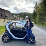 Celina Jaitly Instagram - One of the best things that I have learnt living in Austria is living with the goal of a life in agreement with nature. While I live in a scenic historic village in the very high altitude alpine area of central Austria I do often take trips to the bigger cities like Graz, Vienna & Salzburg for some “ME Time”. These historic cities have tiny beautiful lanes that tell tales of centuries and going through them is like a journey snaking through time periods, from past into present. However, the only drawback is finding a place to park. While I only feel most comfortable driving all terrain SUVs One of my favourite things to do is rent this amazing two-seat electric microcar & enjoy a day of European city pleasures while feeling good about my carbon footprint ( and finding the best parking spots) Austria is considered to be the environmental flagship of Europe and I have learnt so many wonderful things here. Not only have I grown so much in Austria, I regained my soul in its nature, Hence contributing to its fairyland nature and environment I feel like I am protecting my own soul. #celinajaitly #celinajaitley #celinainnature #austria #bollywood #twizy @renault.at Austria, Europe