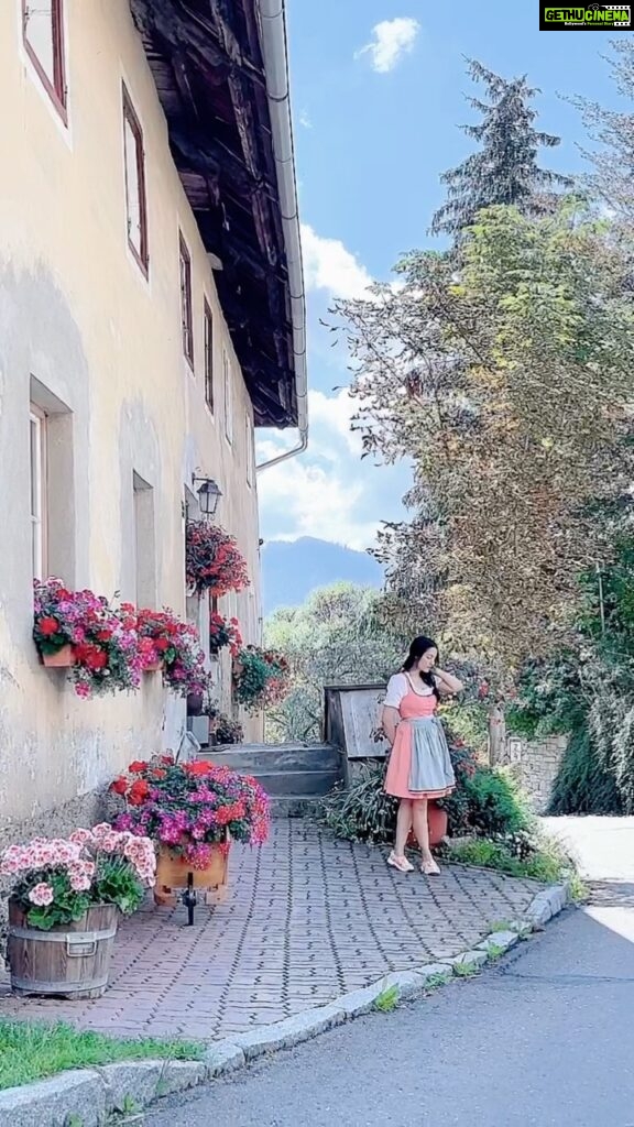 Celina Jaitly Instagram - Mere sheher ke mausam pe arz kiya hai !!! 16th Century home, 21st century Poem/Shayari… #celinajaitly #celina #celinajaitley #austria #vintagehome #architecturelovers #bollywood #missindia #missuniverse #naturelovers #architecture #vintagehome #dirndl #dirndlliebe #alpinebabes Austria, Europe