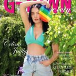 Celina Jaitly Instagram - And this is the recipe of a Magazine cover …. G TOWN SOCIETY MAGAZINE featuring yours truly @celinajaitlyofficial Ingredients: ☑️Turquoise Bikini ☑️ Denim High waisted @newyorkeronline Shorts ☑️@redvalentino nude pumps ☑️ A generous helping of the #lgbtq rainbow. ☑️ One cup of Celina Jaitly Haag ☑️ Toss them in sunlight with a sprinkle of Viennese Austria and cook them like Chef @haag.peter with his Cannon HD camera and voila you have the fabulous………. G TOWN SOCIETY JUNE-JULY 2022 COVER!! #magazinecover #behindthescenes #bollywood #celina #celinajaitly #celinajaitley #beautyqueen #missindia #missuniverse #beautifulwomen #austriangirl #indiangirl #vienna #austria #magazine #cover
