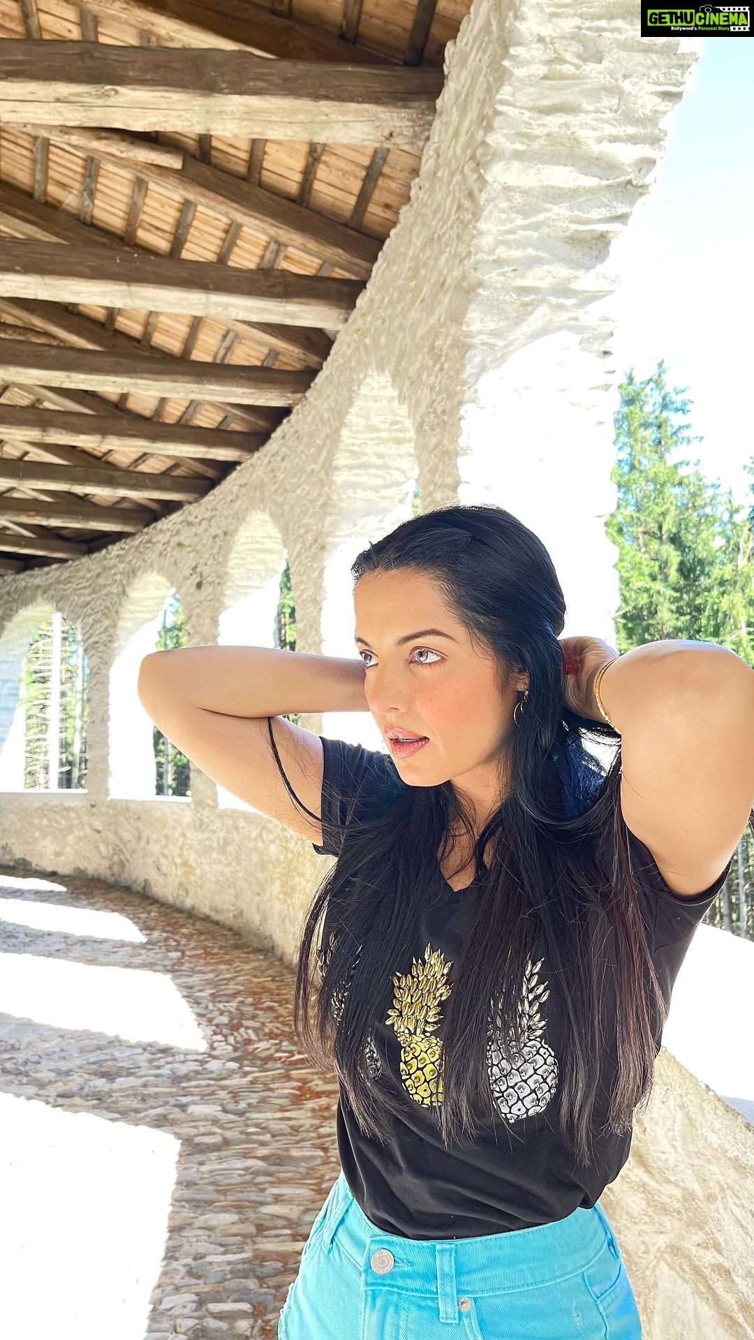 Celina Jaitly Instagram - Making histrionics at a natural history museum with @haag.peter #museum #naturalhistorymuseum #celina #celinajaitly #celinajaitley #peterhaag #admontabbey #admont #steiermark #austria #österreich #bollywood #europeancouples #european #husbandwife #indoeuropean #weekendfun #internationalfamily #iloveeurope #austriangirl Admont Abbey Natural History Museum