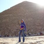 Celina Jaitly Instagram - From the height of the Pyramids... 40 centuries look down upon us !! I have always believed that I have a past life connection with #Egypt and Egyptians, the Banks of the river Nile always invokes feelings of a chance meeting with a forgotten love. #pyramid #giza #celinajaitly #celina #travel #beautifuldestination #egyptology #khufu #egyptian #ancientmonuments #bollywood #indianactress #beautyqueen #missindia #missuniverse #traveller #celinajaitley Giza pyramid complex