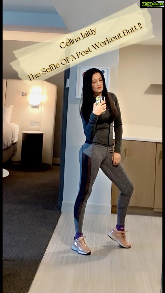 Celina Jaitly Instagram - BE A BADASSS…WITH A GOOD ASSS !! #workout #buttworkouts #celina #celinajaitly #celinajaitley #beautifulwomen #workoutmotivation #atlanta #fitgirls #usa #austriangirl #indiangirl #girlswithmuscle #beautyqueen #missindia #missuniverse #fitness #actorslife