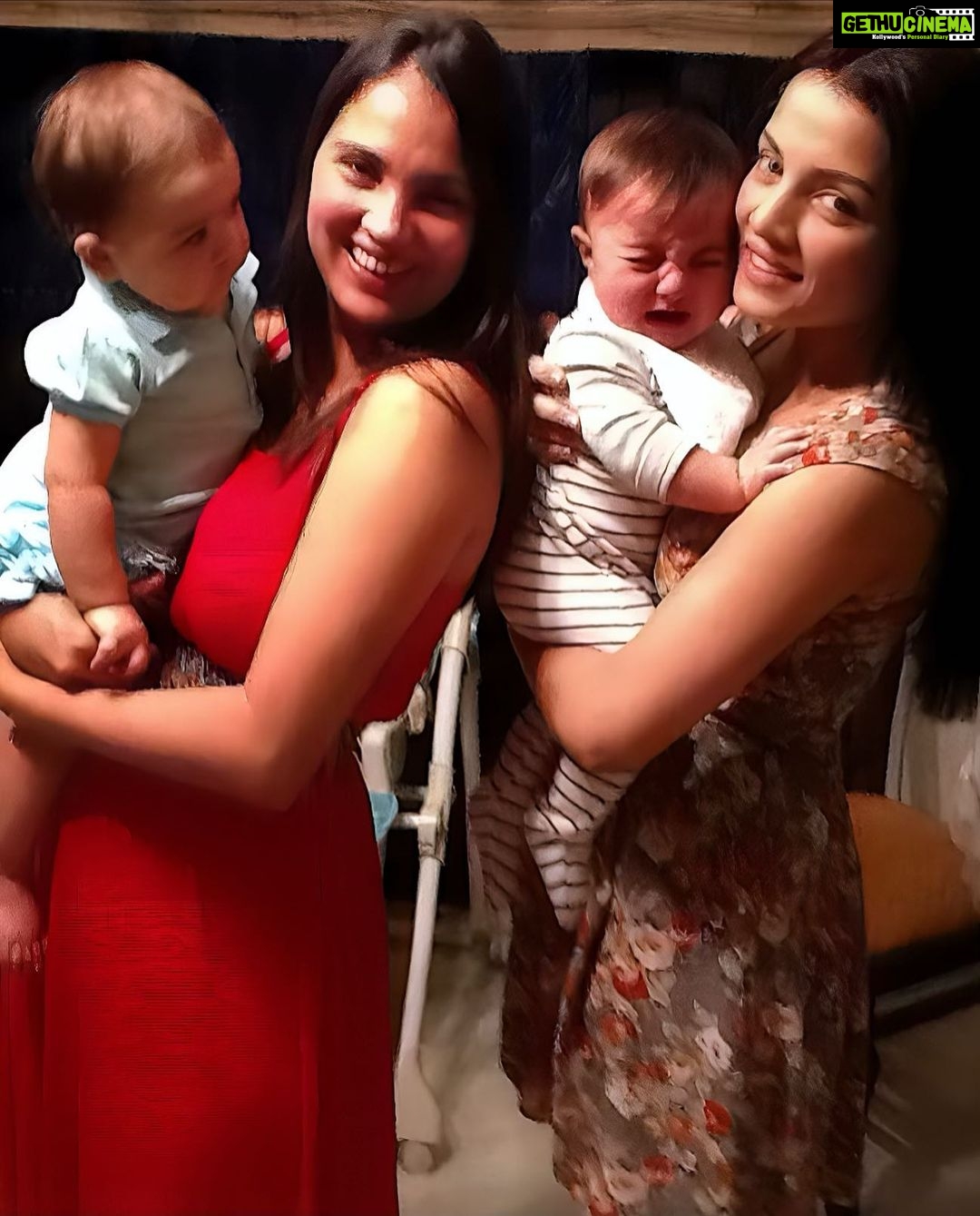 Celina Jaitly Instagram - Happy Birthday my dearest Biyars @larabhupathi … Of all the many pics we have together, this will always be my favourite… The day when third generation friendships began and we made our babies meet for the first time lol .. (Saira & @winstonjhaag ) Here’s to many more memories together… A big hug to my gorgeous, beautiful, mad and wonderful friend Lara Biyara !!! #happybirthday #happybirthdaytoyou #laradutta #celinajaitly #celinajaitley #lara #celina #beautyqueens #bollywood #Missindia #missuniverse #girls #playdate #beautifulbabies #mommiesandbabes Mumbai, Maharashtra