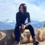 Celina Jaitly Instagram - There is no wifi in the mountains, but I promise you will find a better connection. Achieved a new summit in Alpine Austria, Every time I hike nature teaches me so much about resilience, miracles and magic of our planet..One thing is for sure after having worn high heels all my life… Life is certainly better in hiking boots !! Photograph | @haag.peter ♥️🌿 #celinajaitly #celinainnature #celinajaitley #hikerslife #hiking #hike #austria #bollywood #österreich #mountainlife Austria, Europe