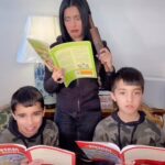 Celina Jaitly Instagram - When you are married to an Austrian and your kids speak & also study every subject in German there is not much hope for the typical Indian Mom who obviously has to interfere in all educational endeavours… Having said that, this is me trying to teach my twin boys Mathematics ….. IN GERMAN!! @winstonjhaag @viraajjhaag @celinajaitlyofficial #celinajaitly #celina #celinajaitley #winston #viraaj #winstonjhaag #viraajjhaag #bollywood #comedy #funnyreels #desi #desimom #internationalfamily #indian #austrian #european #africa #zuma #hilarious #twins #twinstagram #momoftwins #momoftwinsplusone #twinsplusone Austria, Europe