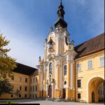 Celina Jaitly Instagram - FOLLOW MY 2nd ID @celinainnature if you are a travel buff… This ID is dedicated to travel/my life in Austria and Europe. #Repost @celinainnature with @use.repost ・・・ STIFT REIN In German and in English “Rein Abbey” - Is a Cistercian monastery in Rein near Gratwein, Styria, in Austria. Also known as the "Cradle of Styria" ("Wiege der Steiermark"), it is the oldest surviving Cistercian community in the world. The library contains more than 100.000 books, incunables and manuscripts. The Archive contains more than 1000 deeds from the middle ages. It contains, among others, a calender table from Johannes Kepler and a original Luther bible from 1569. The library is also where @haag.peter and I got married. Apparently It is the only documented wedding in past 1000 years which has taken place in the library. The chief monk of the monastery, my husbands teacher was my Austrian witness appointed by court. The monastery’s living quarters were converted to a school in 1947. Today it boasts of one of the most beautiful higher education elite schools of Austria. This school also happens to be my husbands alma mater and every time I go here I am so in awe ( and a bit jealous) of the environment of schooling in this 1100 year old architectural heritage. The basilica is one of the most beautiful and impressive churches in the world and has been build by Johann Georg Stengg between 1738 and 1766. The frescos has been painted by Josef Amonte I will also post my wedding pictures exclusively here on @celinainnature #stiftrein #austria #celinainnature #celinajaitly #bollywood #naturelovers #architecture NOTE: Cistercians, officially the Order of Cistercians, are a Catholic religious order of monks and nuns that branched off from the Benedictines and follow the Rule of Saint Benedict, as well as the contributions of the highly-influential Bernard of Clairvaux, known as the Latin Rule. Wikipedia Founded: 1098