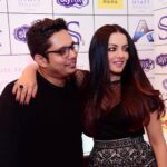 Celina Jaitly Instagram - Hearty congratulations to my little bro and producer of SEASONS GREETINGS- A TRIBUTE TO RITUPARNO GHOSH @imaritrads & his beautiful wife @poojarajak14 … You guys finally did it and that too in Johrahat Assam where I spent two wonderful years of my childhood. I wish you both a happy and healthy future and don’t forget one thing…. A perfect marriage is just two imperfect people who refuse to give up on each other. Love and dua’s #wedding #indianweddings #celinajaitly #celina #celinajaitley #bollywood #films #filmproducer