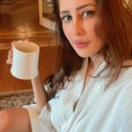 Chahatt Khanna Instagram - Just my morning coffee … #chahattkhanna #coffee #ckcoffee #morning