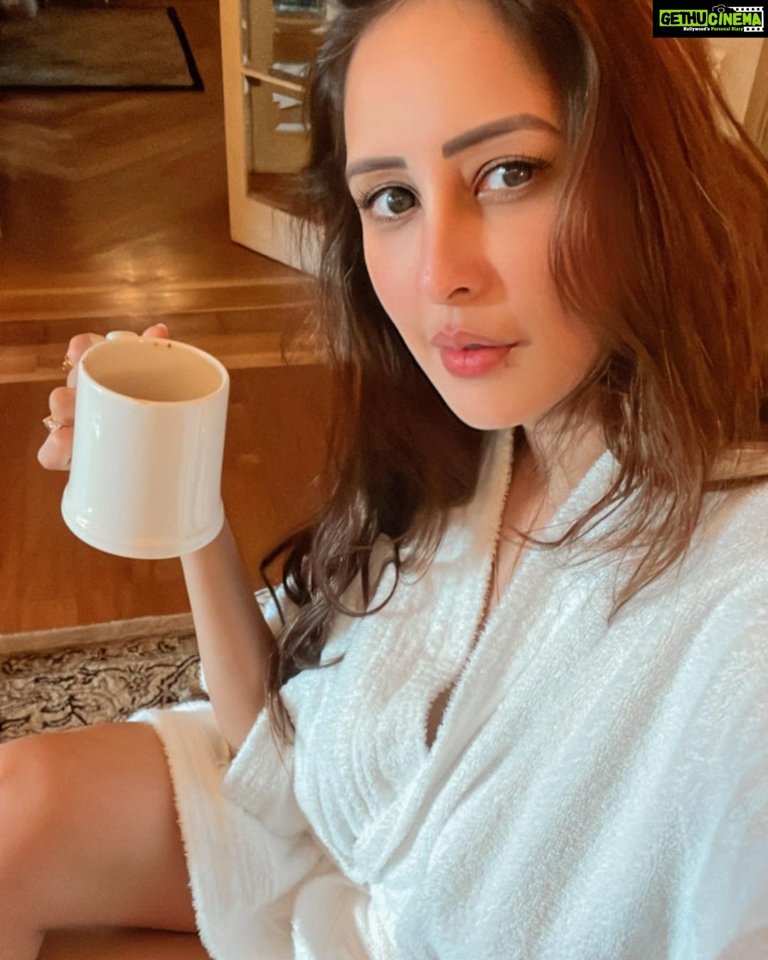 Chahatt Khanna Instagram - Just my morning coffee … #chahattkhanna #coffee #ckcoffee #morning